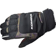 코미네 KOMINE 바이크용 그로브 윈터그 로브 카르타고 블랙/우드 카모 2XL GK801 1010 가을·봄용 방수 방한 프로텍터 스트레치 소재