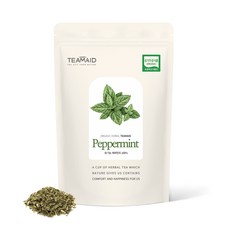 티메이드 유기농 페퍼민트 허브티 잎차 리필백 50g, 1개, 1개입