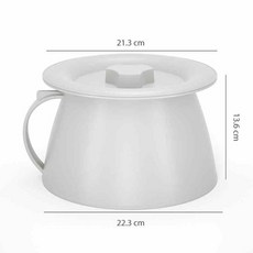 여성소변기 캠핑 이동식 요강 화장실 휴대용 차박용품 간이 그레이화이트 1개, 6. 1.5L 핸들 그레이 화이트  1 브러쉬 × C.