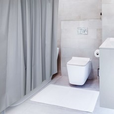 샤워부스장식 바스탠드세트 샤워커튼선바이저 PEVA커튼 욕실장식 욕실분위기 샤워커튼링 PEVA샤워커튼 목욕소품 화사한욕실데코 욕실셔츠 커튼 샤워 그레이 대 컬러 반투명 샤워커튼