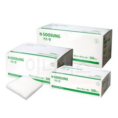 수성 거즈-엔 200pcs (소/중/대), 200개입, 1개