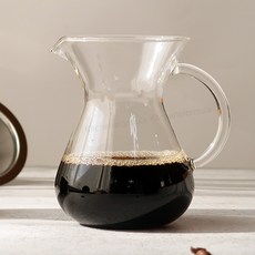 벨루체 내열유리 DR 저그 커피 핸드드립 서버, 단품, 1개, 500ml