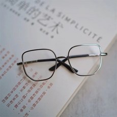 臺灣出貨 20cm娃衣 配飾棉花娃娃眼鏡大框玩偶銀框多邊迷你可愛娃用眼鏡 娃衣 娃娃換裝 娃娃配件 娃娃 26XR, 銀框, 1個