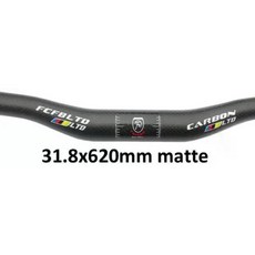 탄소 MTB 핸들바 자전거 무광택 로드 드롭바 라이저바 카본 핸들 손잡이 부품, 2 matte 620mm