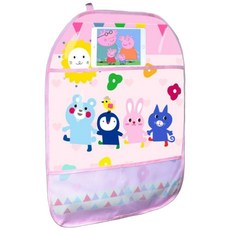 防水可擦洗汽車座椅背掛袋, 1個, 手牽手