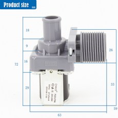 제빙기 입구 밸브 액세서리 급수 솔레노이드 부품 원래