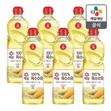 백설 옥수수유 900mL 6개