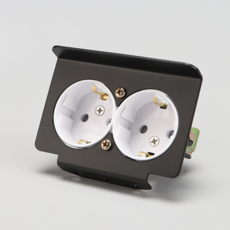 악세스플로어 매입용 시스템박스 바닥콘센트 커버, 02_악세스플로어 2구 220V용 콘센트 단품, 1개