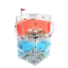 이중구조개미집 신기한 과학 실험 세트, 핑크+블루