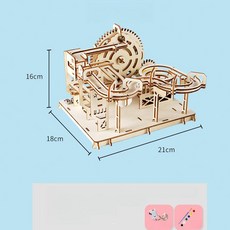 미니어처 입체 롤러코스터 뮤직 선물 추천 조립 나무 입체퍼즐 3D 나무블럭 취미