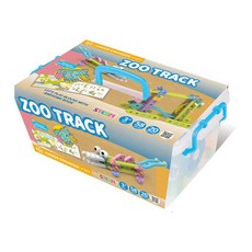 【海夫健康生活館】Gigo智高 動物園軌道組(7371), 1個, 繽紛馬卡龍色與淡雅莫蘭迪色系