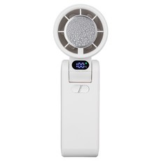 ONAIR 冰敷風扇 手持掛脖風扇 液晶數顯半導體製冷, 白色(內附掛繩)