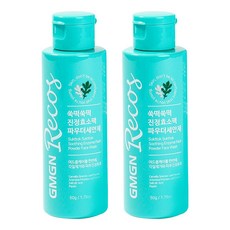 지엠지엔르코스 쑥떡 진정 녹차 살리실산 프리미엄 효소 파우더 클렌저, 50g, 2개