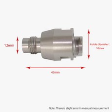 락카건 ANESTIWATA WS400 일회용 스프레이 건 커넥터 물 수 피팅 컵 어댑터 SATA 캔, 1.1pcs - Iwata joint