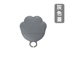 貓掌開罐器 挖罐杓 貓爪開罐器 貓罐 狗罐 喵爪開罐器 罐頭刮刀 開罐勺 罐頭蓋 貓罐匙 挖罐器 貓罐狗罐 現貨, 1個, 罐頭蓋-灰色, 灰色