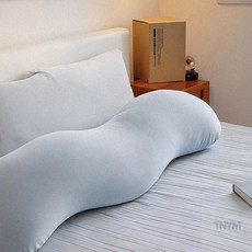 셀팃 롱 바디필로우 대형베개, 블루