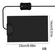 파충류 열 매트 테라리움 기어 탱크 온도 조절 보호, 1개, 1. 명확하다