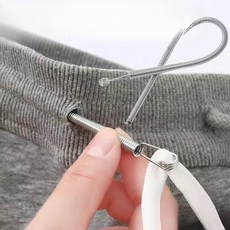 끈 끼우기 도구 허리띠 보조도구 스프링 구부릴수 있는, 5개, 업그레이드 5개 접이식 스프링 기구