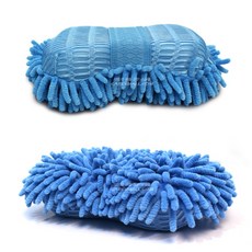 세차용 타월 세차 스펀지 5개 세트, 블루, 1개
