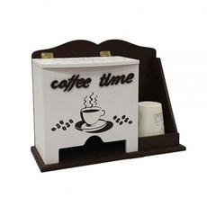커피함 브라운 감성소품 커피보관 간식보관용품 벽걸이겸용 간식통 gui+915zt