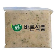 바른식품 고추 어묵반죽 1kg 실꼬리돔 연육 덜맵고 개운칼칼 무색소 무방부제 프리미엄, 1개