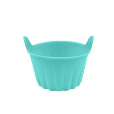 DFMEI 雙耳馬芬杯蛋糕杯 廚房硅膠烘焙模具易脫模 家用空氣炸鍋蒸蛋模具, 1個