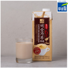 푸르밀 미숫가루우유 750ml 꿀이든 6곡우유, 1개