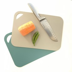 조이쥬드 국산 칼집안나는 TPU 양면 도마, 1개, 그레이