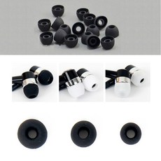 아이디스킨 교체용 이어폰 고무 이어캡 이어솜 리필, 누드화이트, 이어캡-대