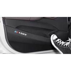 BMW 시트보호패드 스티커 X1 필름 킥매트 커버, 1개, 12-15년 X1 조수석 커버 로고