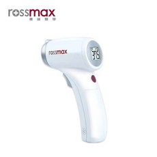 rossmax 非接觸式紅外線數位額溫槍 HC700 1秒快速測量 額溫/物體/環境溫度測量 2年保固, 1個