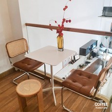 DIPYLON 카페 빈티지 캐주얼 넝쿨 벤치 원목 식탁