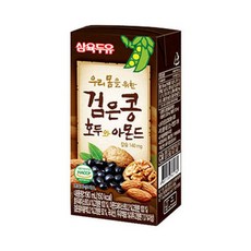 삼육 검은콩호두와아몬드 두유 190ml 48개