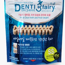 초소형견용 개껌 덴티 페어리 65g (SS) 양치질껌, 1개