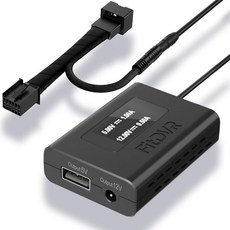 FitDVR 포르쉐 마칸 95B 파나메라 970 카이엔 958 LED 디스플레이 USB 전원 5V 12V 출력 D3 039용 대시 카메라 어댑터 12핀 185192