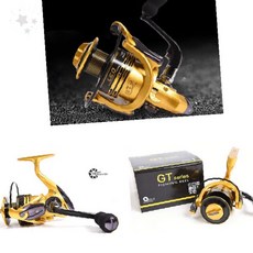 민물 바다 원투 낚시 릴 베어링 스피닝 릴 루어 낚시 장비 회전 릴 낚시대 용품, 상세페이지 참조, 낚시릴 GT1000