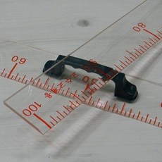 송화산업 손잡이가 달린 교수용 아크릴 직자 1M