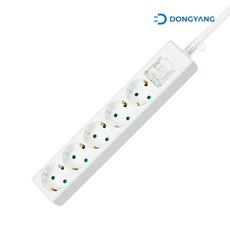 (동양전자) 멀티탭 DYM-G5C(SC) (5구/16A/메인스위치) (1.5M), 1개
