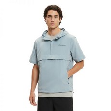 디스커버리 프레시벤트 폴튼 트레이닝 반팔 아노락 라이트스카이블루