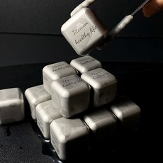 鈦淨化冰粒，純鈦不鏽鋼，可重複速凍冰塊，飲料冰鎮神器，家用環保不稀釋, 1個, 純鈦層+304不銹鋼+支持檢測,【鈦製品】2粒盒裝-快速製冷