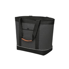 超大容量加厚型保冰保溫保冷袋, 黑, 1個