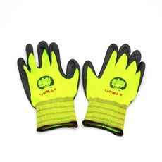 어린이 NBR 코팅 장갑 (그린) 과학 실험 키트 교구 도구 만들기