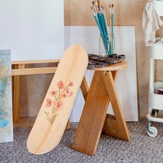 38'' 롱보드 데크 싱글 로커 전기 블랭크 틸트 테일 캐나다 메이플 스케이트보드 96CM 부품 공급, 01 original color, 1개