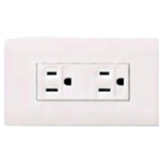 Panasonic 國際牌 星光系列 WTDFP15123 接地型雙插座附蓋板 大面板 國際 星光, 1個