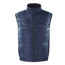 風扇空調背心 防曬背心, 深藍色【單件衣服】,XL【135-155斤】