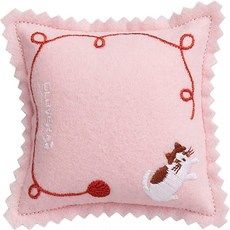 可樂牌Clover日本原廠毛氈針墊，粉色/水藍色可選，手工藝必備, 1個, 23-012：毛氈針墊 粉色