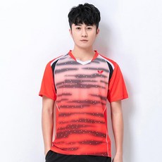 배구 유니폼 여자 커플 티셔츠 여성 단체복 테니스 스포츠 트레이닝 탁구 배드민턴 옷 핸드볼 의류 운동복 세트, L