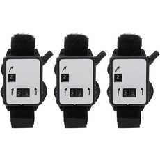 3Pcs 골프 스코어 카운터 시계 수동 스트로크 샷 키퍼 다이얼 표시기