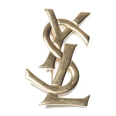 생 로랑 중고 1990's 로고 장식 브로치