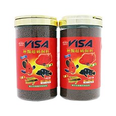 MR.AQUA VISA 增豔超級飼料, 1個, 260g中顆粒